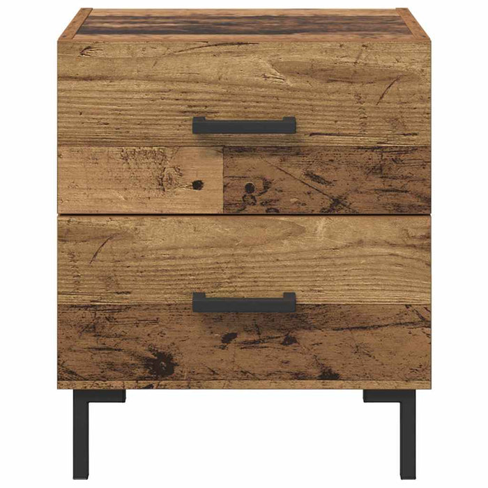 Dulap de noapte Lemn vechi 40 x 35 x 47,5 cm Lemn compozit - WALTI WALTI