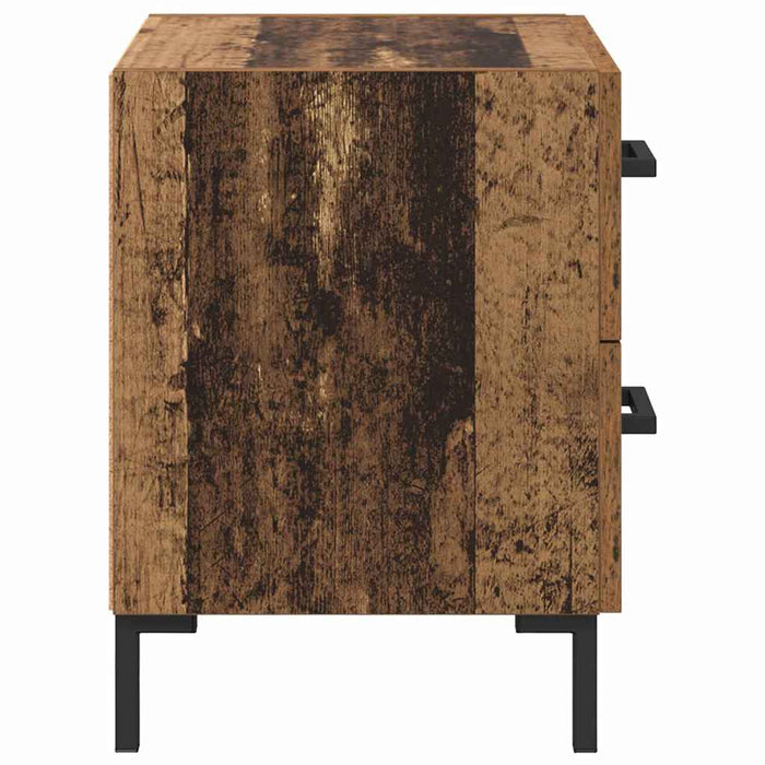 Dulap de noapte Lemn vechi 40 x 35 x 47,5 cm Lemn compozit - WALTI WALTI