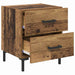 Dulap de noapte cu sertar 2 pcs Lemn vechi 40 x 35 x 47,5 cm - WALTI WALTI
