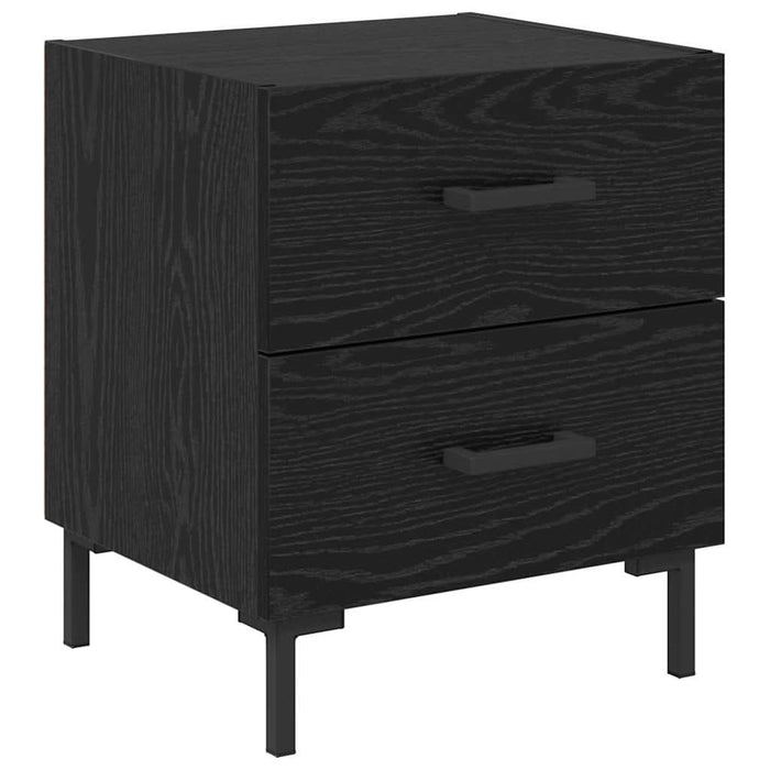 Dulap de noapte Stejar Negru 40 x 35 x 47,5 cm Lemn compozit - WALTI WALTI