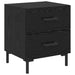 Dulap de noapte Stejar Negru 40 x 35 x 47,5 cm Lemn compozit - WALTI WALTI