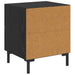 Dulap de noapte Stejar Negru 40 x 35 x 47,5 cm Lemn compozit - WALTI WALTI