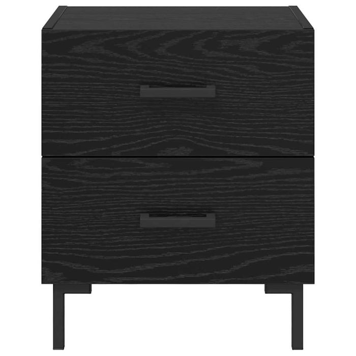 Dulap de noapte Stejar Negru 40 x 35 x 47,5 cm Lemn compozit - WALTI WALTI