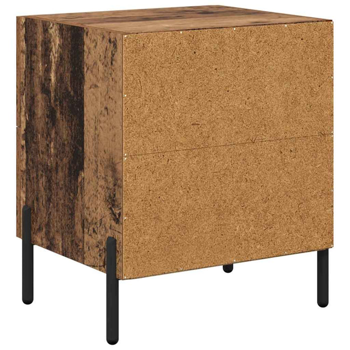 Dulap de noapte Lemn vechi 40 x 35 x 47,5 cm Lemn compozit - WALTI WALTI