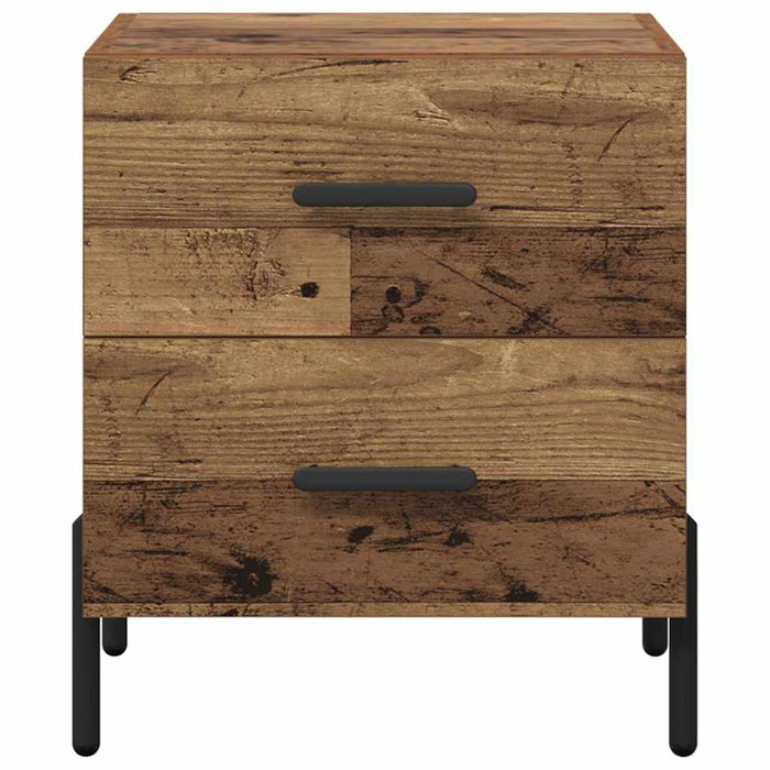 Dulap de noapte Lemn vechi 40 x 35 x 47,5 cm Lemn compozit - WALTI WALTI