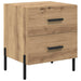 Dulap de noapte 2 pcs Stejar Artizanal 40 x 35 x 47,5 cm - WALTI WALTI