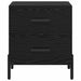 Dulap de noapte Stejar Negru 40 x 35 x 47,5 cm Lemn compozit - WALTI WALTI