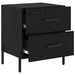 Dulap de noapte cu sertar 2 pcs Stejar Negru 40 x 35 x 47,5 cm - WALTI WALTI