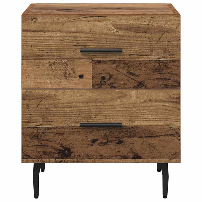 Dulap de noapte Lemn vechi 40 x 35 x 47,5 cm Lemn compozit - WALTI WALTI