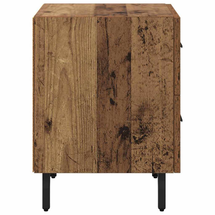 Dulap de noapte Lemn vechi 40 x 35 x 47,5 cm Lemn compozit - WALTI WALTI