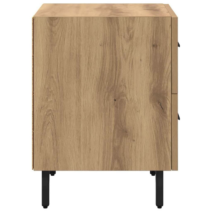 Dulap de noapte 2 pcs Stejar Artizanal 40 x 35 x 47,5 cm - WALTI WALTI