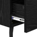 Dulap de noapte Stejar Negru 40 x 35 x 47,5 cm Lemn compozit - WALTI WALTI
