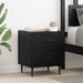 Dulap de noapte Stejar Negru 40 x 35 x 47,5 cm Lemn compozit - WALTI WALTI