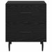 Dulap de noapte Stejar Negru 40 x 35 x 47,5 cm Lemn compozit - WALTI WALTI