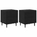 Dulap de noapte cu sertar 2 pcs Stejar Negru 40 x 35 x 47,5 cm - WALTI WALTI