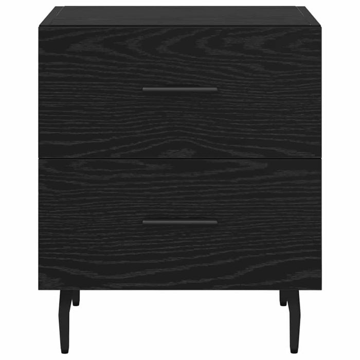 Dulap de noapte cu sertar 2 pcs Stejar Negru 40 x 35 x 47,5 cm - WALTI WALTI