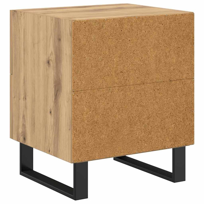 Dulap de noapte 2 pcs Stejar Artizanal 40 x 35 x 47,5 cm - WALTI WALTI