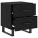 Dulap de noapte Stejar Negru 40 x 35 x 47,5 cm Lemn compozit - WALTI WALTI