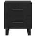 Dulap de noapte Stejar Negru 40 x 35 x 47,5 cm Lemn compozit - WALTI WALTI