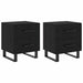 Dulap de noapte cu sertar 2 pcs Stejar Negru 40 x 35 x 47,5 cm - WALTI WALTI