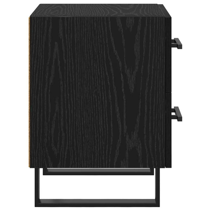 Dulap de noapte cu sertar 2 pcs Stejar Negru 40 x 35 x 47,5 cm - WALTI WALTI