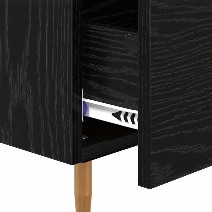 Noptieră cu sertar Negru 40 x 35 x 47,5 cm Lemn compozit - WALTI WALTI