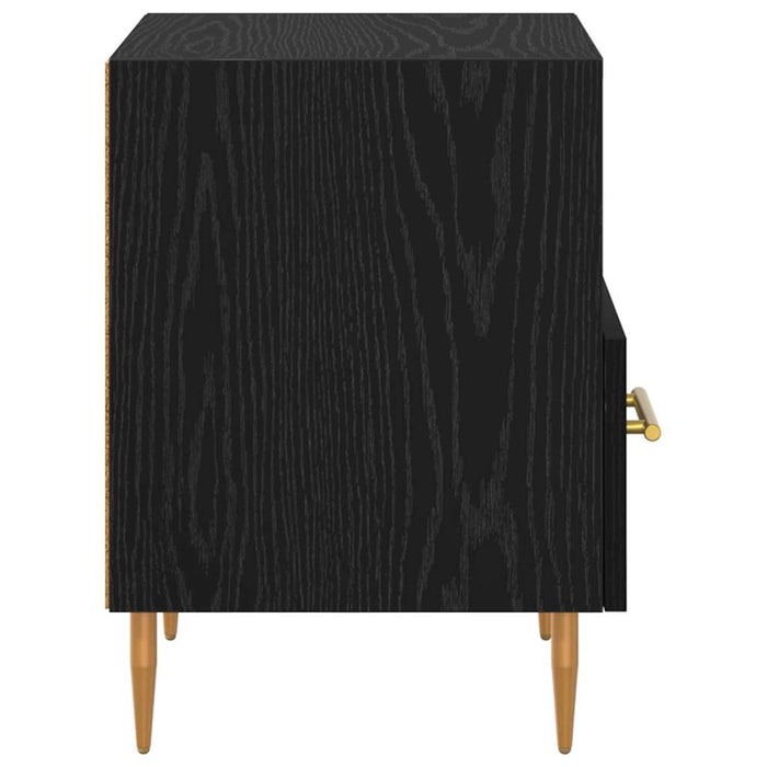 Noptieră cu sertar Negru 40 x 35 x 47,5 cm Lemn compozit - WALTI WALTI