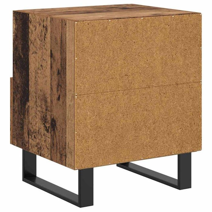 Dulap de noapte Lemn vechi 40 x 35 x 47,5 cm Lemn compozit - WALTI WALTI