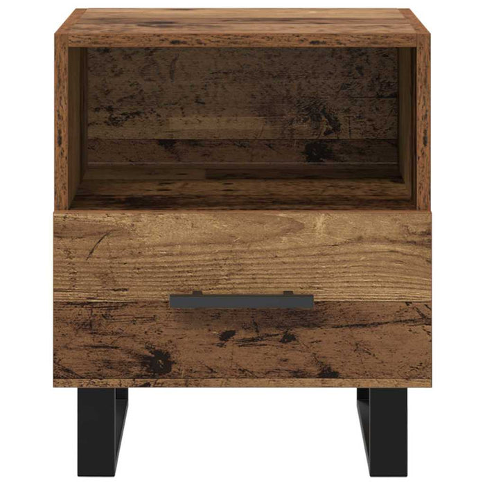 Dulap de noapte Lemn vechi 40 x 35 x 47,5 cm Lemn compozit - WALTI WALTI