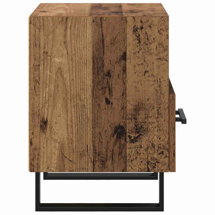 Dulap de noapte Lemn vechi 40 x 35 x 47,5 cm Lemn compozit - WALTI WALTI