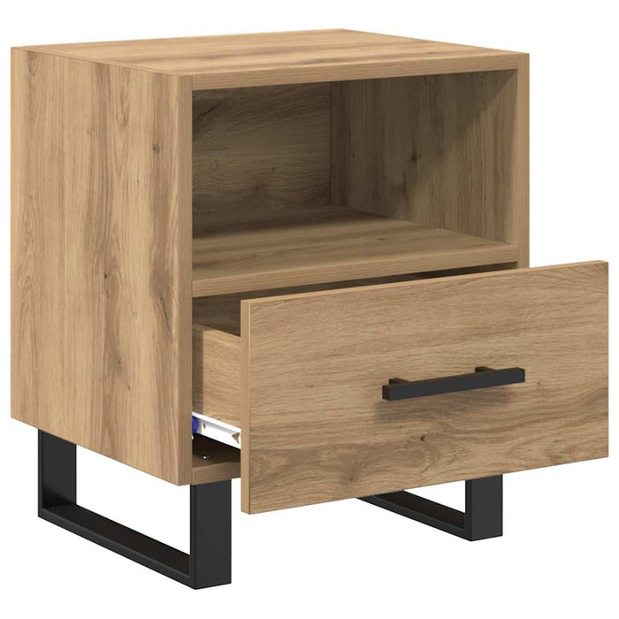 Dulap de noapte cu sertar Stejar Artizanal 40 x 35 x 47,5 cm - WALTI WALTI