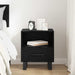 Dulap de noapte Stejar Negru 40 x 35 x 47,5 cm Lemn compozit - WALTI WALTI