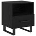 Dulap de noapte Stejar Negru 40 x 35 x 47,5 cm Lemn compozit - WALTI WALTI