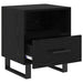 Dulap de noapte Stejar Negru 40 x 35 x 47,5 cm Lemn compozit - WALTI WALTI