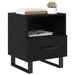 Dulap de noapte Stejar Negru 40 x 35 x 47,5 cm Lemn compozit - WALTI WALTI