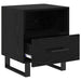 Dulap de noapte cu sertar 2 pcs Stejar Negru 40 x 35 x 47,5 cm - WALTI WALTI