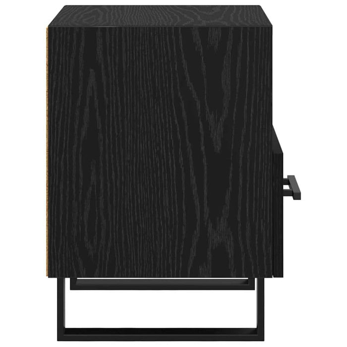 Dulap de noapte cu sertar 2 pcs Stejar Negru 40 x 35 x 47,5 cm - WALTI WALTI