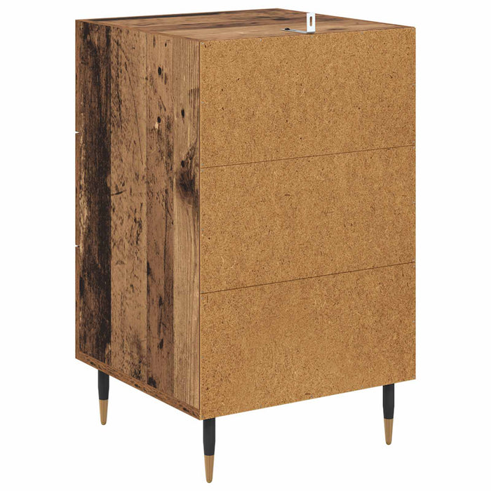 Dulap de noapte Lemn vechi 40 x 40 x 66 cm Lemn compozit WALTI