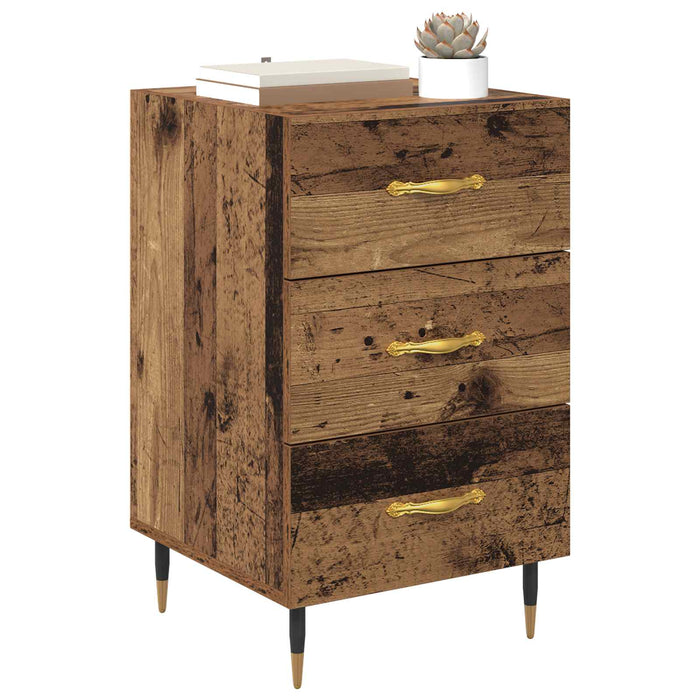 Dulap de noapte Lemn vechi 40 x 40 x 66 cm Lemn compozit WALTI