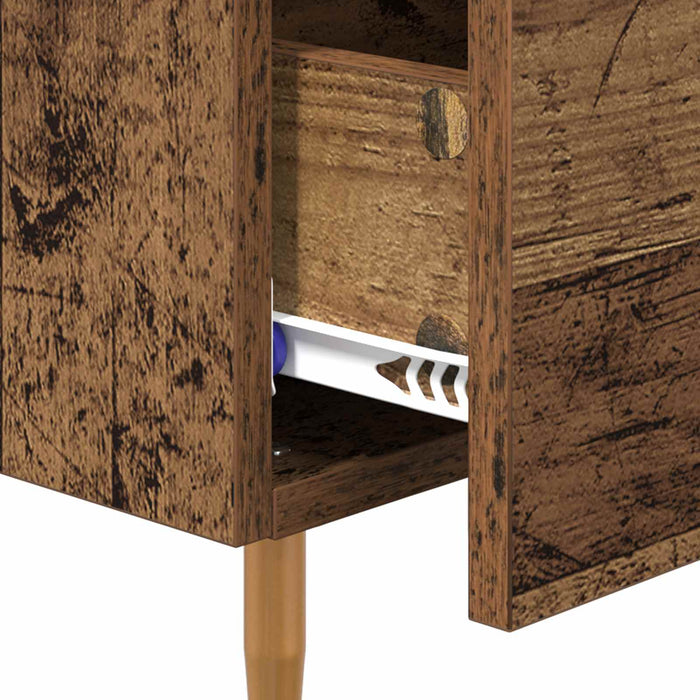 Dulap de noapte Lemn vechi 40 x 40 x 66 cm Lemn compozit WALTI