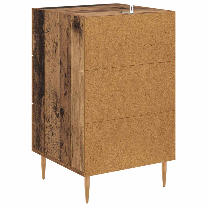 Dulap de noapte Lemn vechi 40 x 40 x 66 cm Lemn compozit WALTI