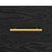 Dulap de noapte Stejar Negru 40 x 40 x 66 cm Lemn compozit - WALTI WALTI