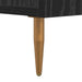 Dulap de noapte Stejar Negru 40 x 40 x 66 cm Lemn compozit - WALTI WALTI