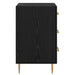 Dulap de noapte Stejar Negru 40 x 40 x 66 cm Lemn compozit - WALTI WALTI