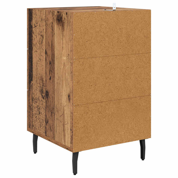 Dulap de noapte Lemn vechi 40 x 40 x 66 cm Lemn compozit WALTI