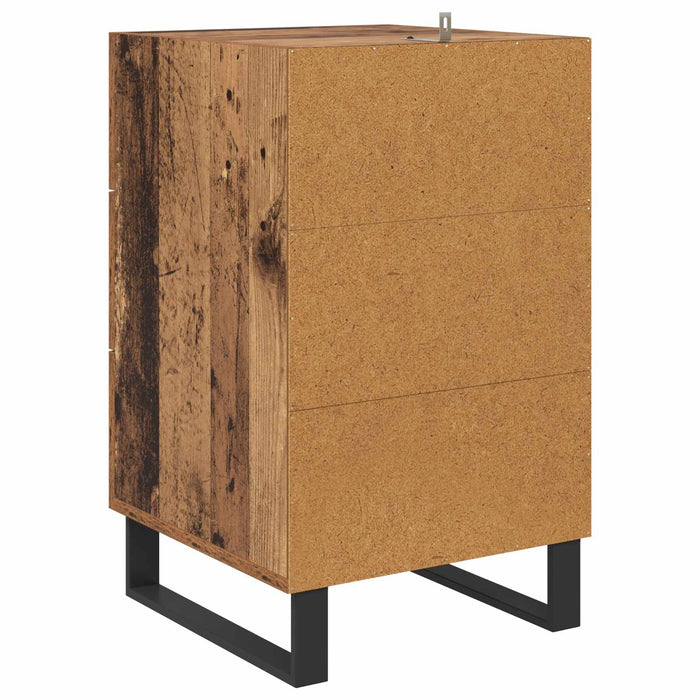 Dulap de noapte Lemn Vechi 40 x 40 x 66 cm Lemn compozit - WALTI WALTI