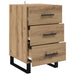 Dulap de noapte Stejar Artizanal 40 x 40 x 66 cm Lemn compozit - WALTI WALTI