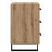 Dulap de noapte Stejar Artizanal 40 x 40 x 66 cm Lemn compozit - WALTI WALTI