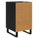 Dulap de noapte Stejar Negru 40 x 40 x 66 cm Lemn compozit - WALTI WALTI