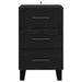 Dulap de noapte Stejar Negru 40 x 40 x 66 cm Lemn compozit - WALTI WALTI